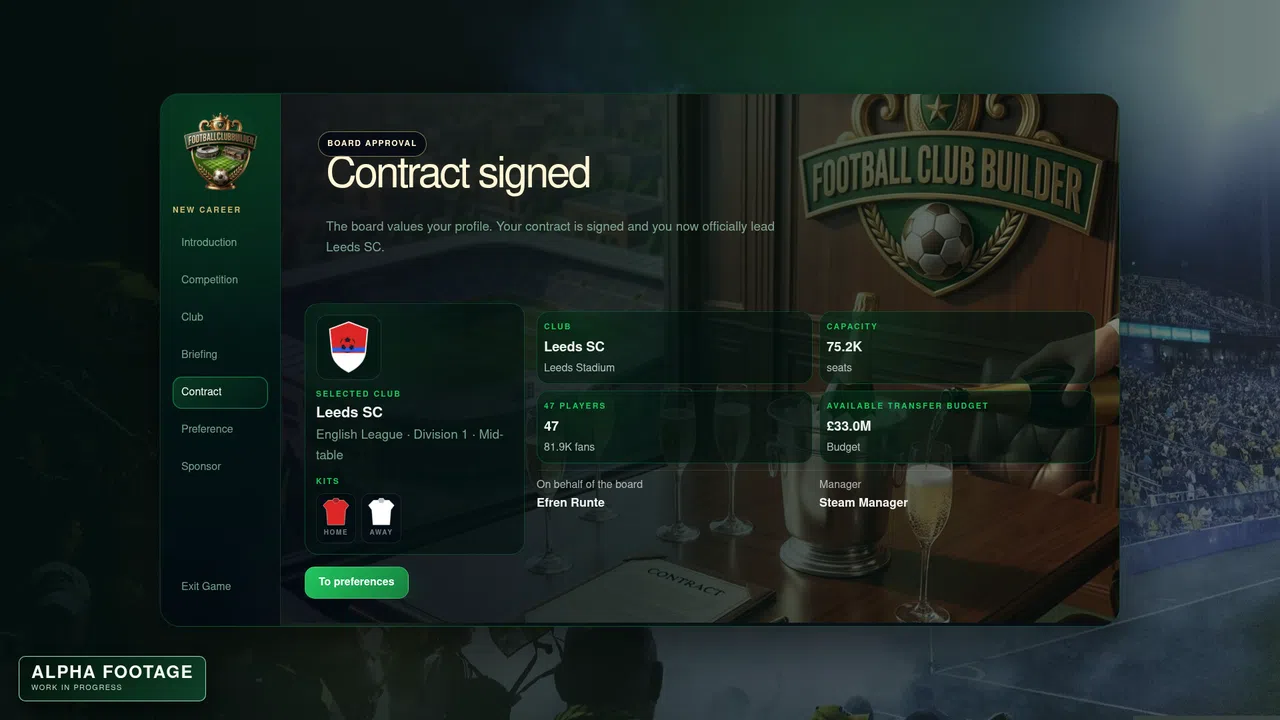 Football Club Builder Screenshot 9