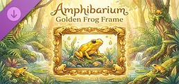 Amphibarium - Golden Frog Frame