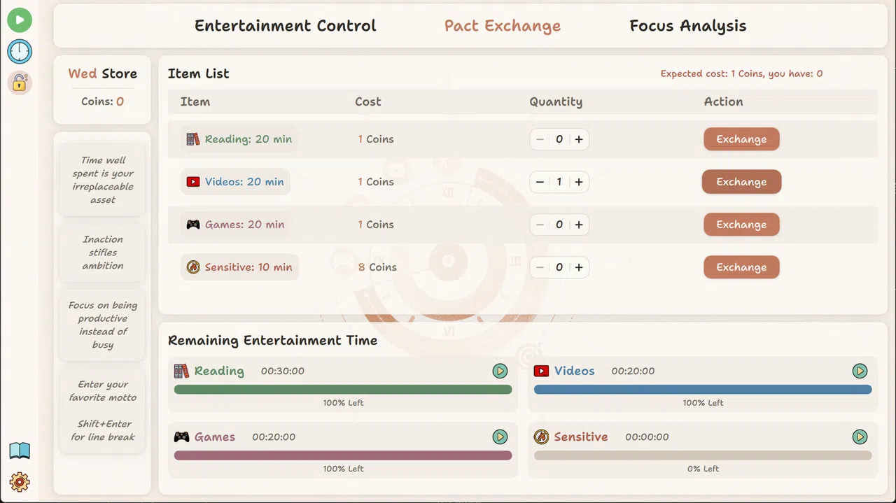 FocusBond Screenshot 2