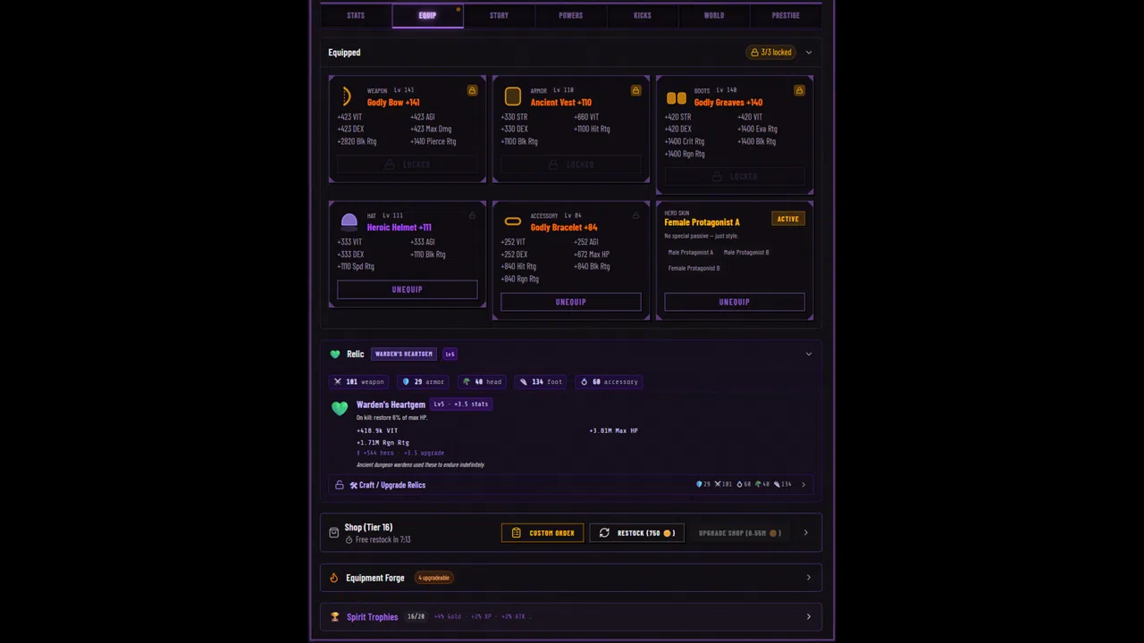 Idle Regenerator Screenshot 3
