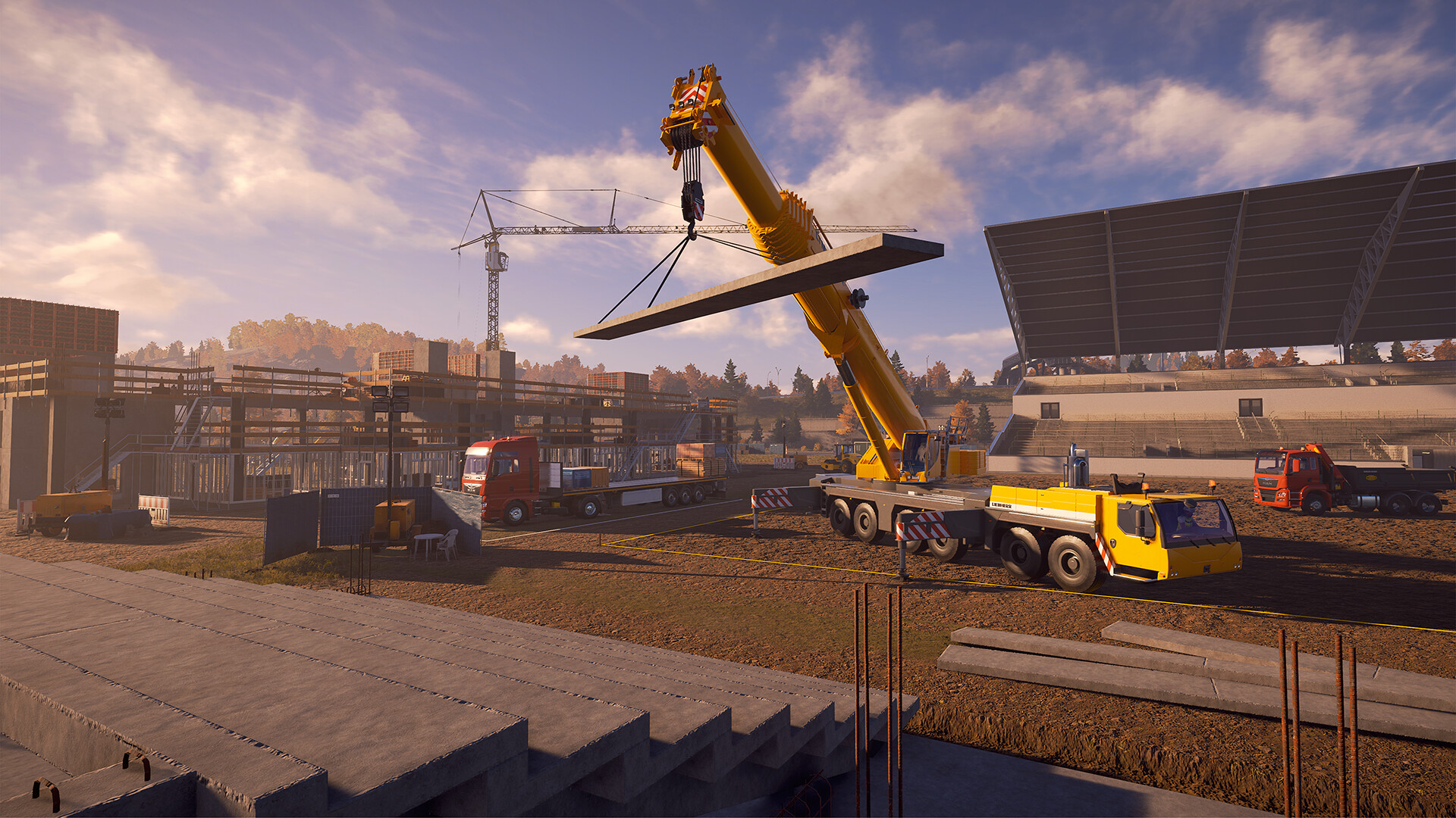 Construction Simulator - Stadium Expansion Screenshot 4