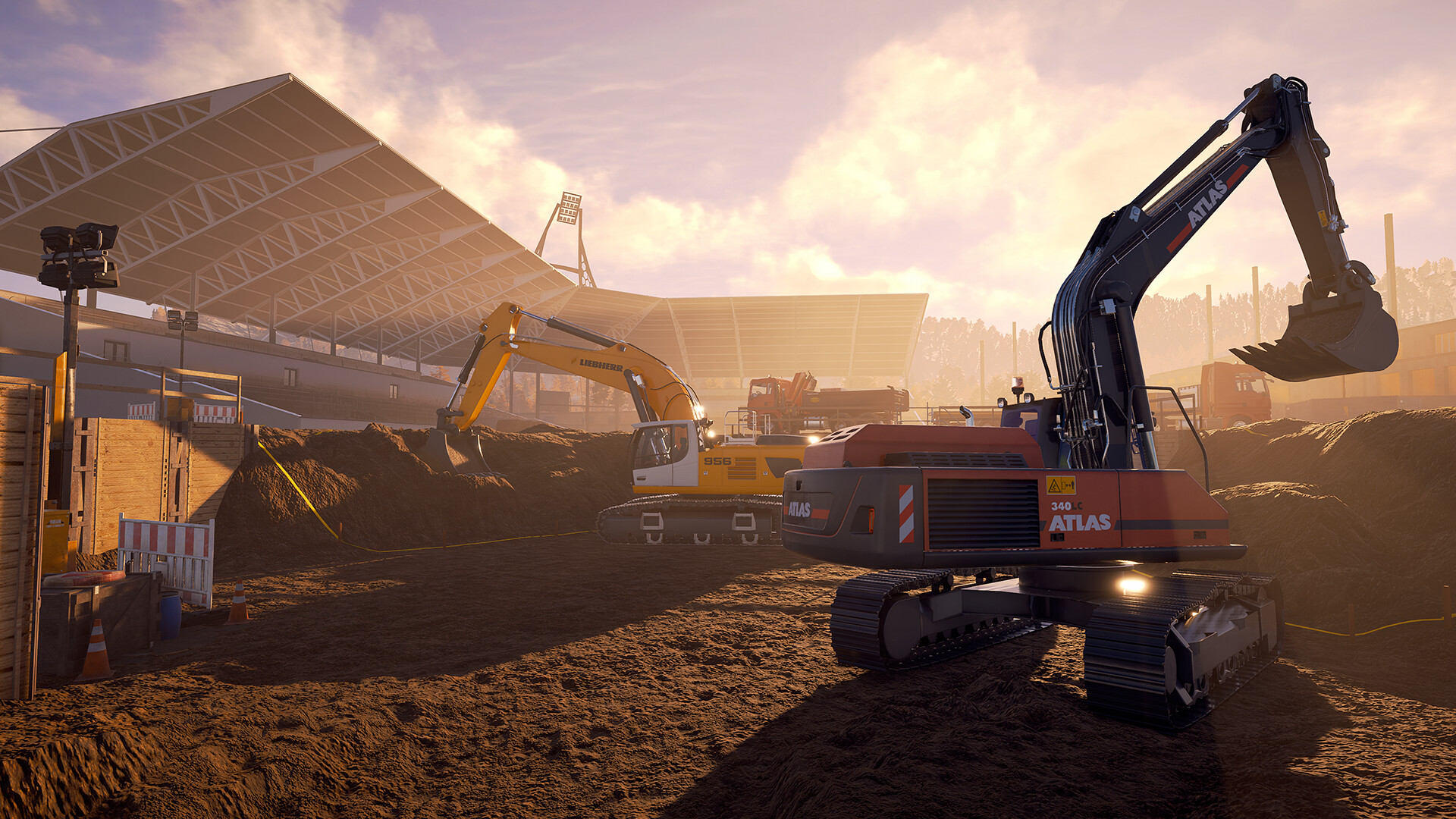 Construction Simulator - Stadium Expansion Screenshot 1