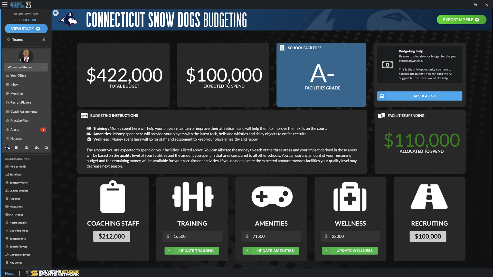 Draft Day Sports: College Basketball 2025 Screenshot 9