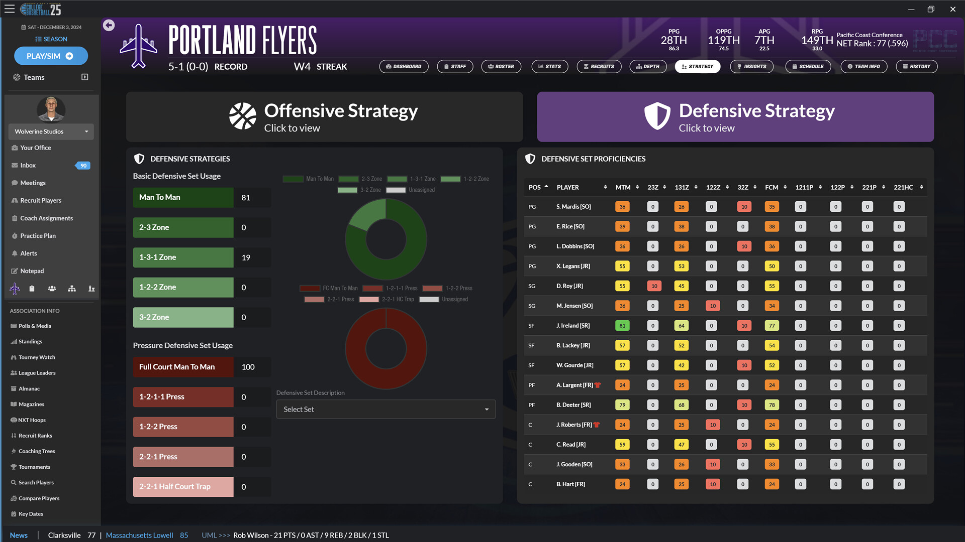 Draft Day Sports: College Basketball 2025 Screenshot 7