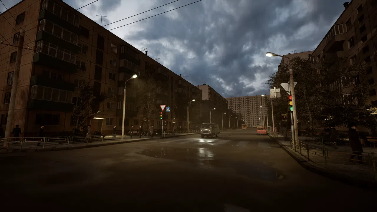Post-Soviet Bus Simulator Screenshot 1