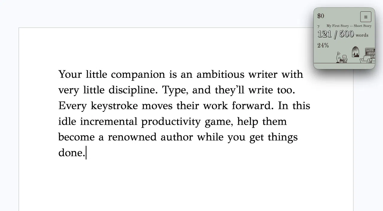 Little Writer Desktop Companion Screenshot 0