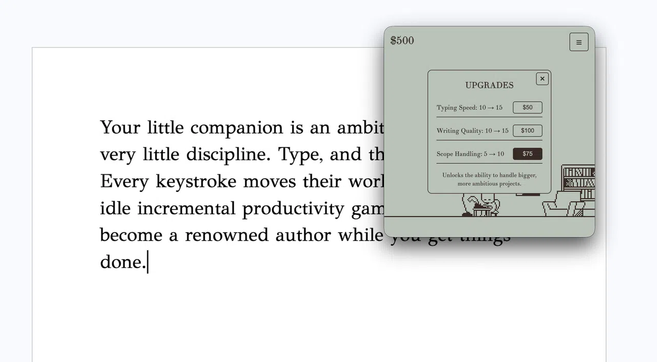 Little Writer Desktop Companion Screenshot 2