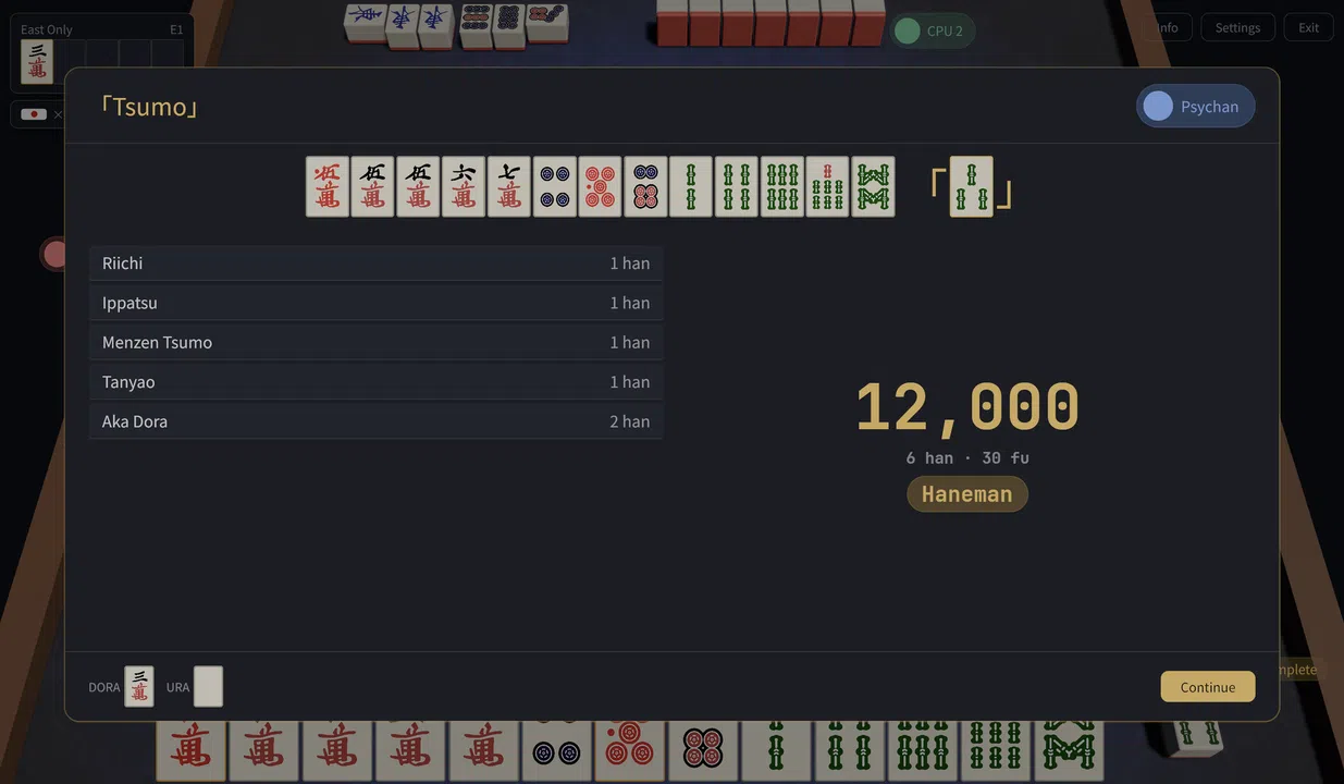 Agari — Riichi Mahjong Screenshot 4