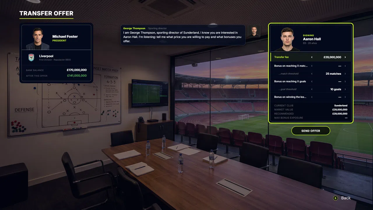 FD 27: Direct Your Football Club Demo Screenshot 5