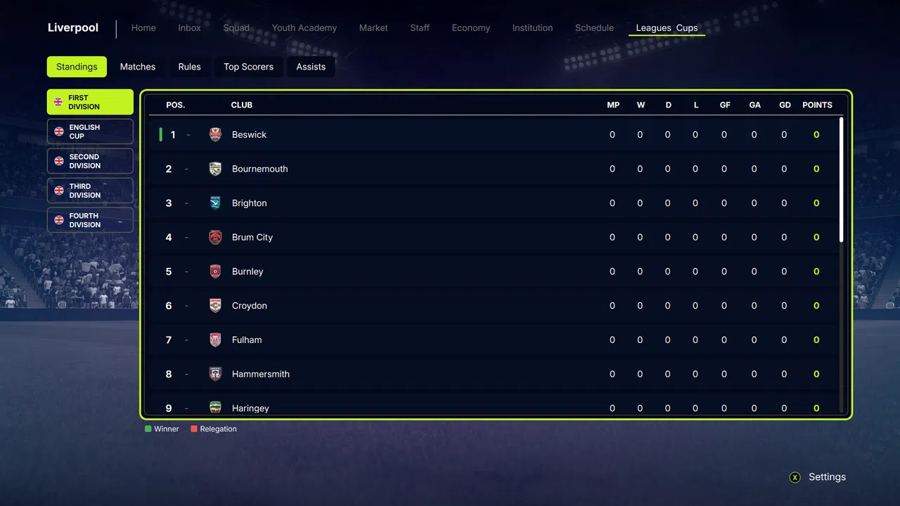 FD 27: Direct Your Football Club Demo Screenshot 11