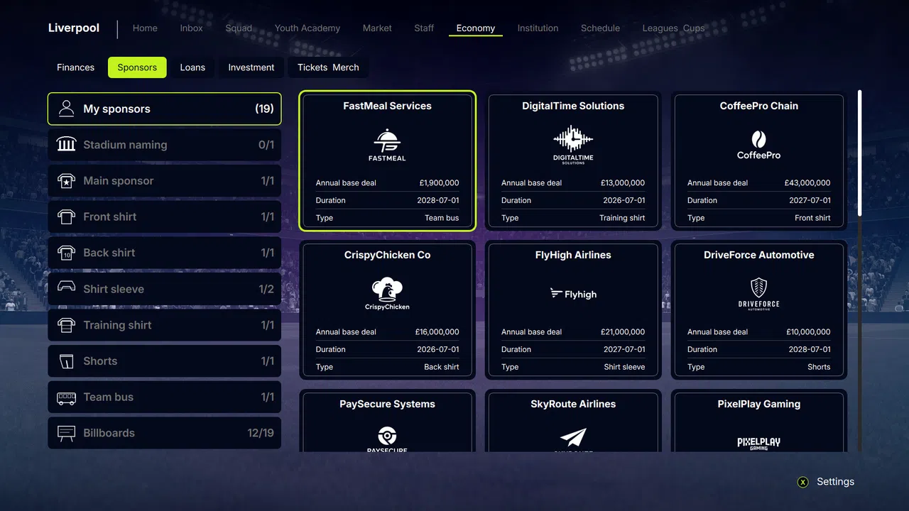 FD 27: Direct Your Football Club Demo Screenshot 9