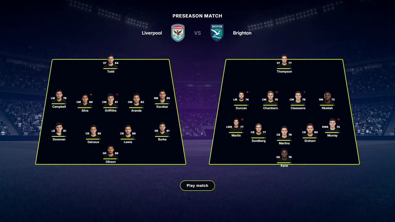 FD 27: Direct Your Football Club Demo Screenshot 7
