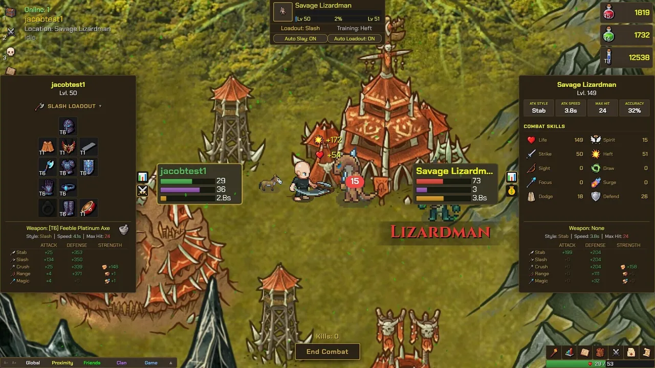 Scapewatch: Idle MMO Demo Screenshot 0