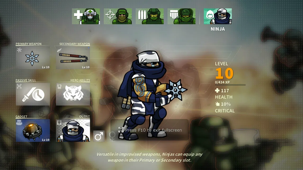 Strike Force Heroes Ninja Class Screenshot 0