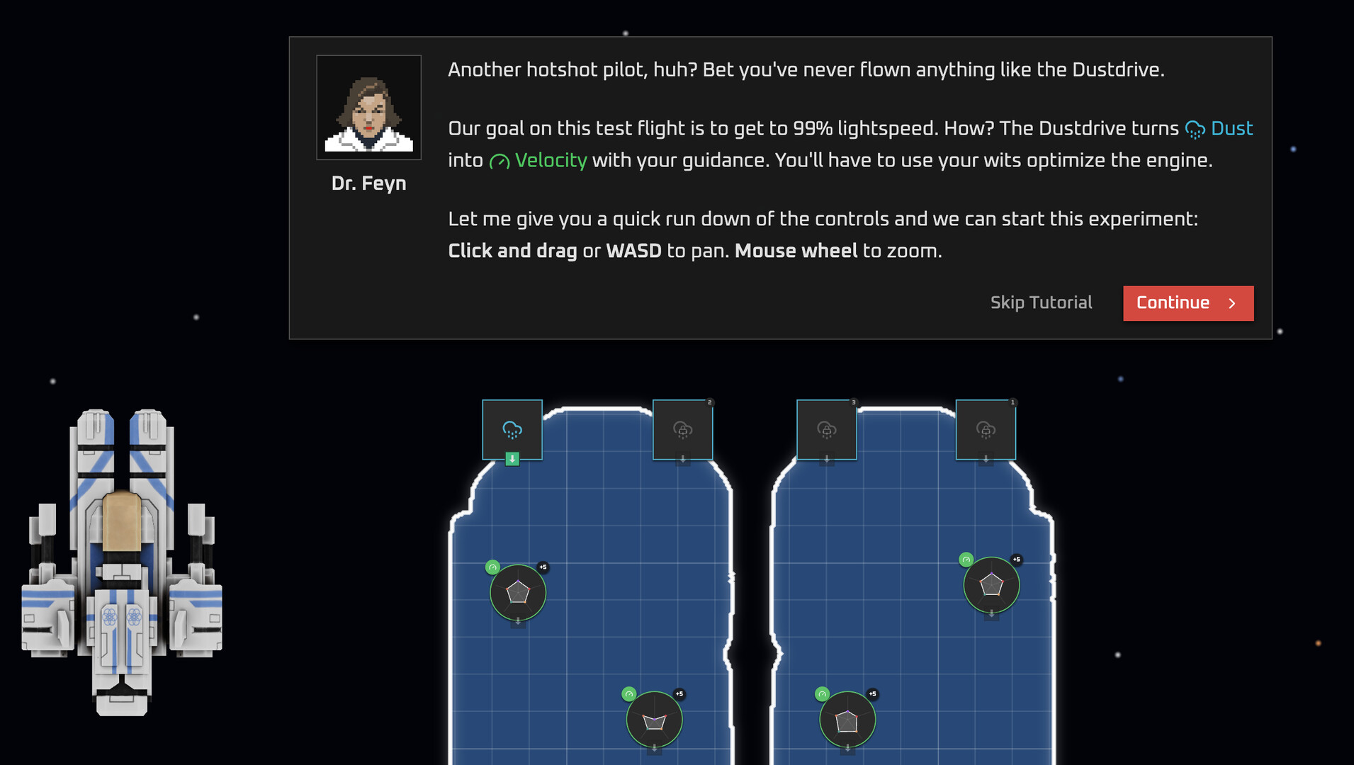 Dustdrive: The Lightspeed Project Screenshot 0