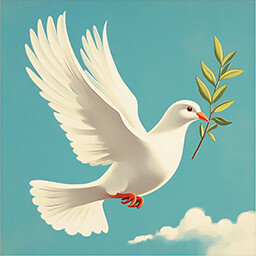 A peaceful solution icon