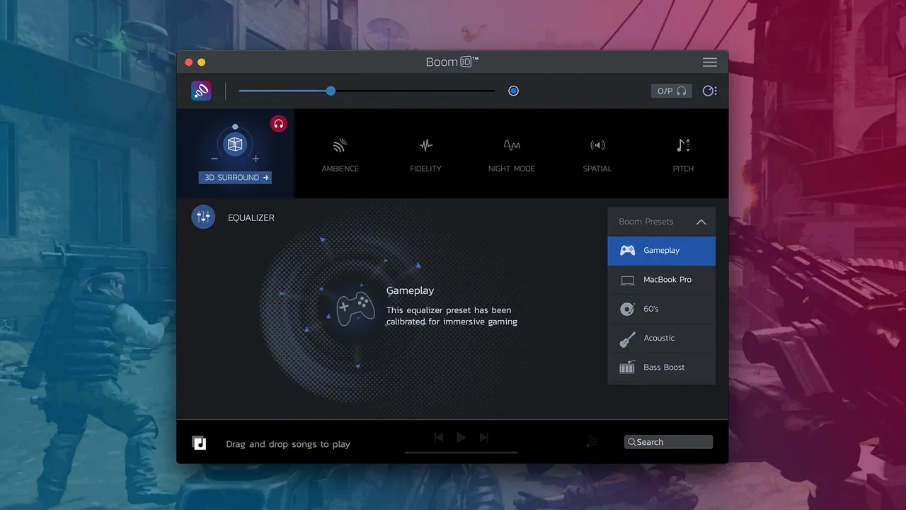 Boom 3D Mac Demo Screenshot 3