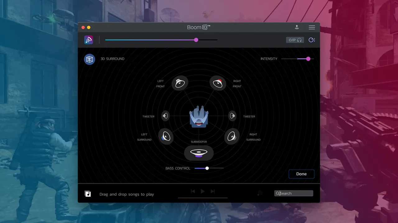 Boom 3D Mac Demo Screenshot 1