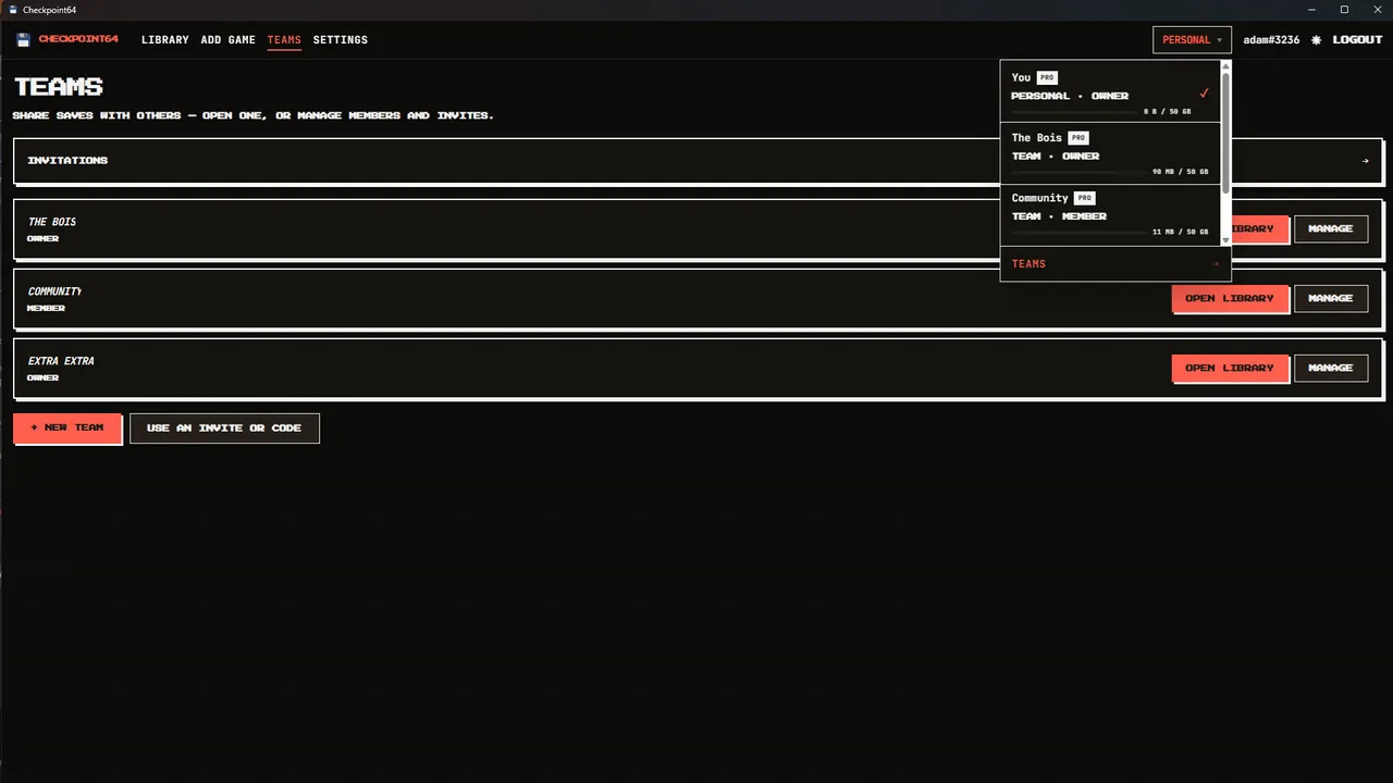 Checkpoint64 Pro Access Screenshot 0
