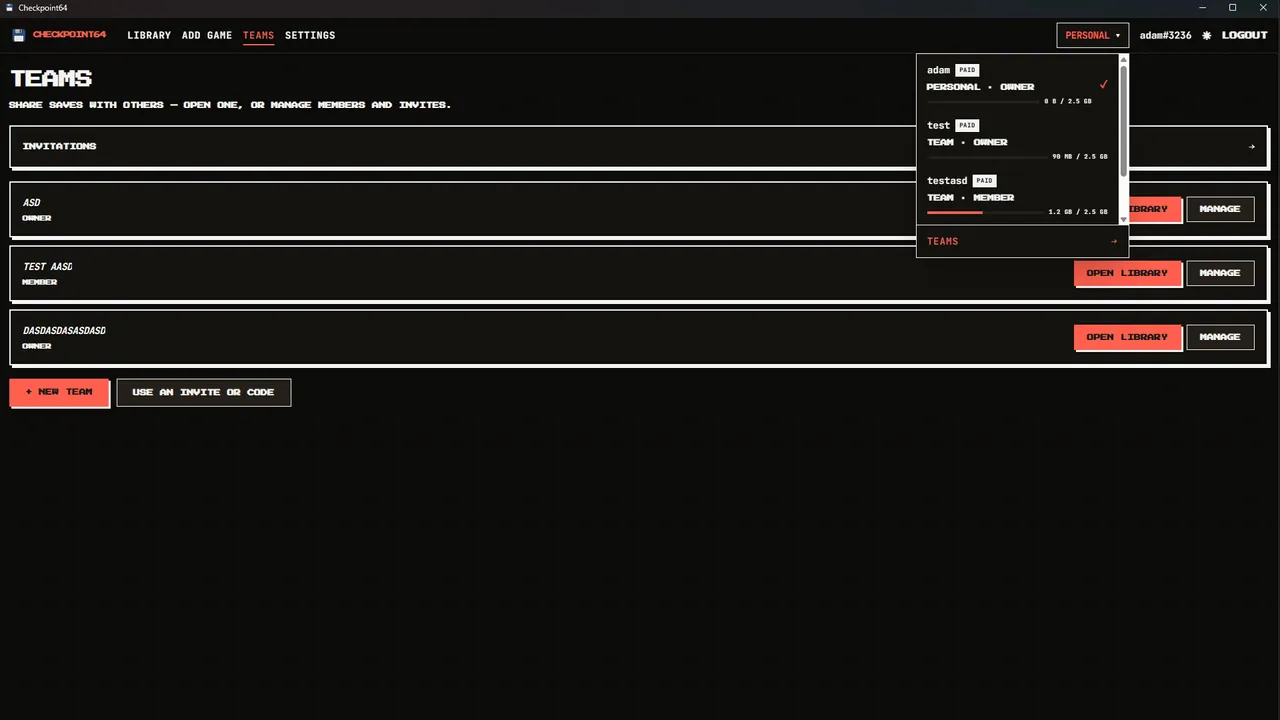 Checkpoint64 Full Access Screenshot 0
