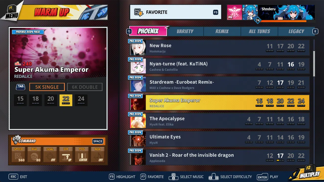 PUMP IT UP RISE - PHOENIX 2024 PACK Screenshot 1