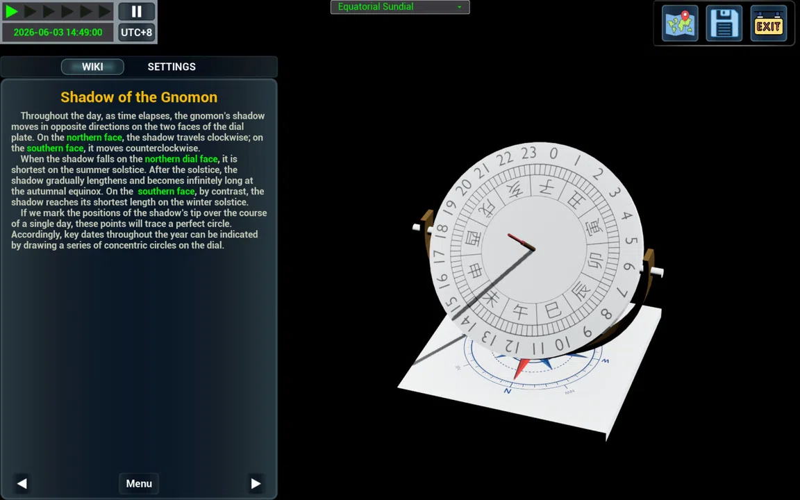 Compendium of the Sundial: An Interactive Astronomy Guide Screenshot 3