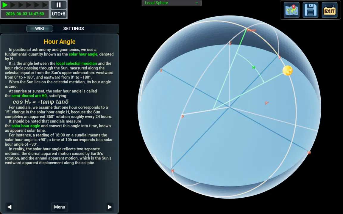 Compendium of the Sundial: An Interactive Astronomy Guide Screenshot 2