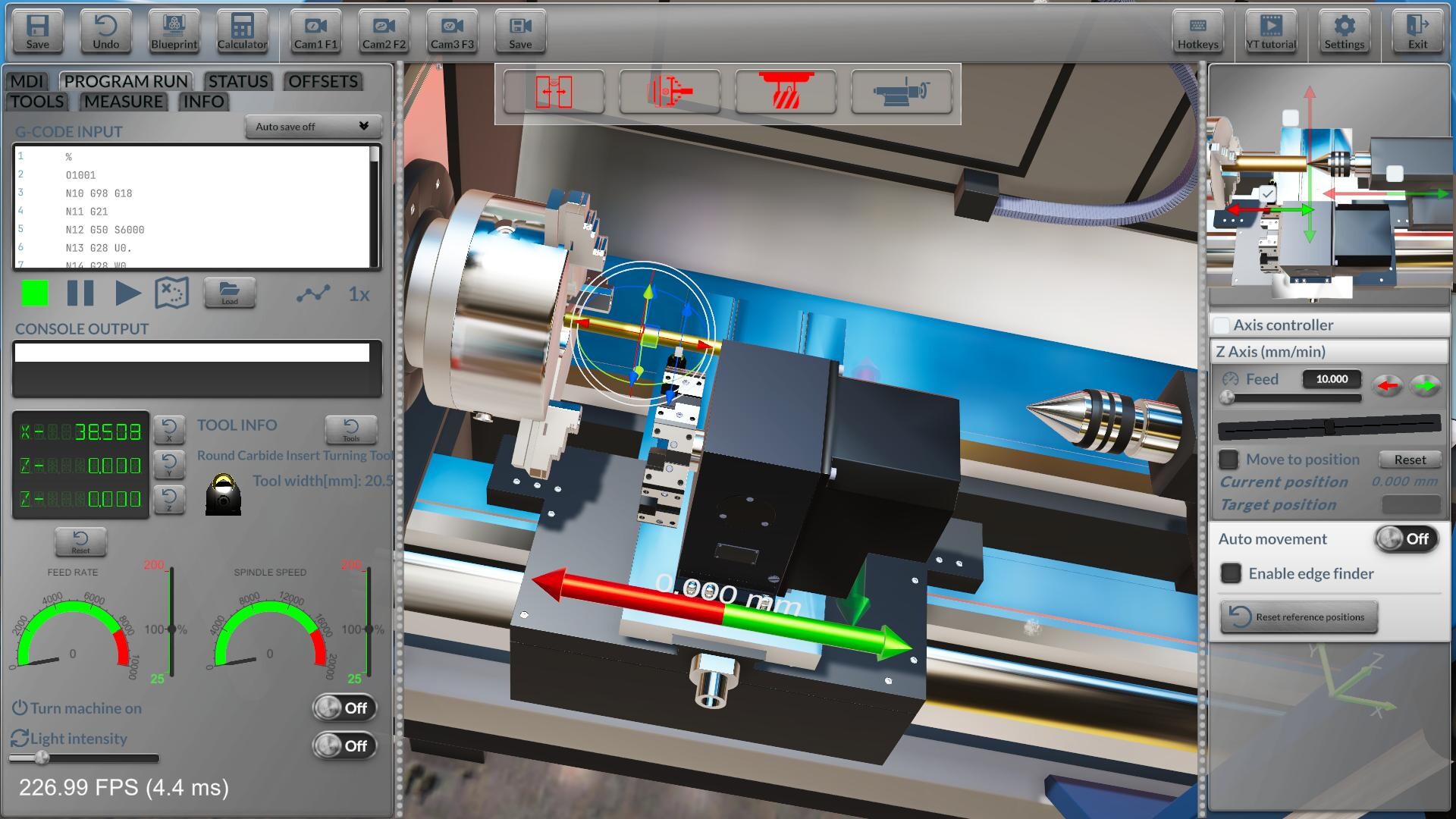 CNC Lathe Machine Screenshot 4