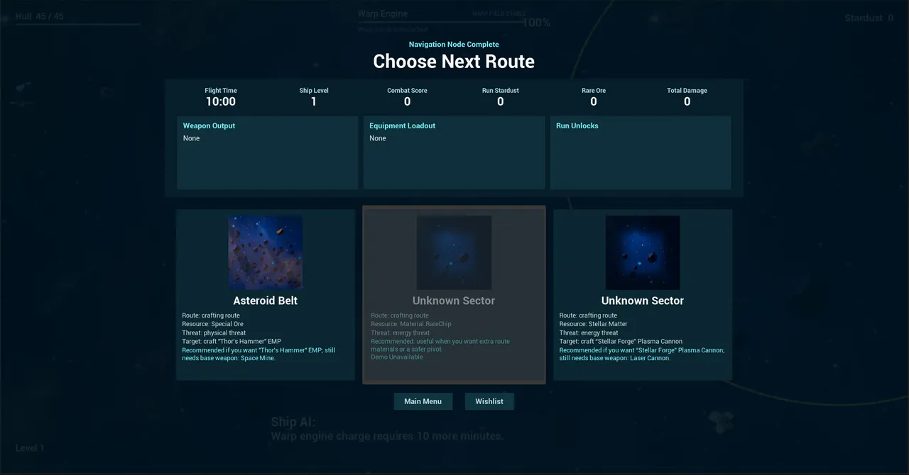 Deep Space Survivor: Endless Starfield Demo Screenshot 2