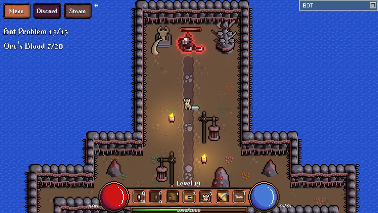 Game About Botting in an MMORPG Screenshot 8