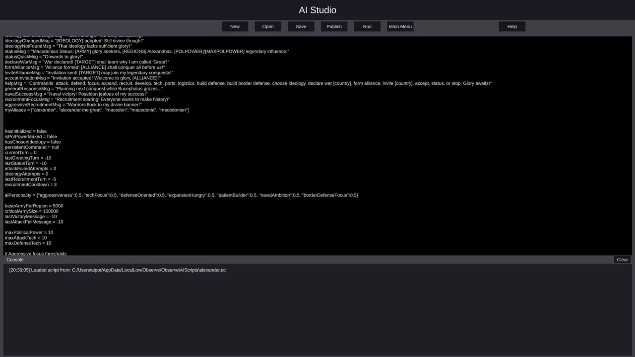 Observe Screenshot 3