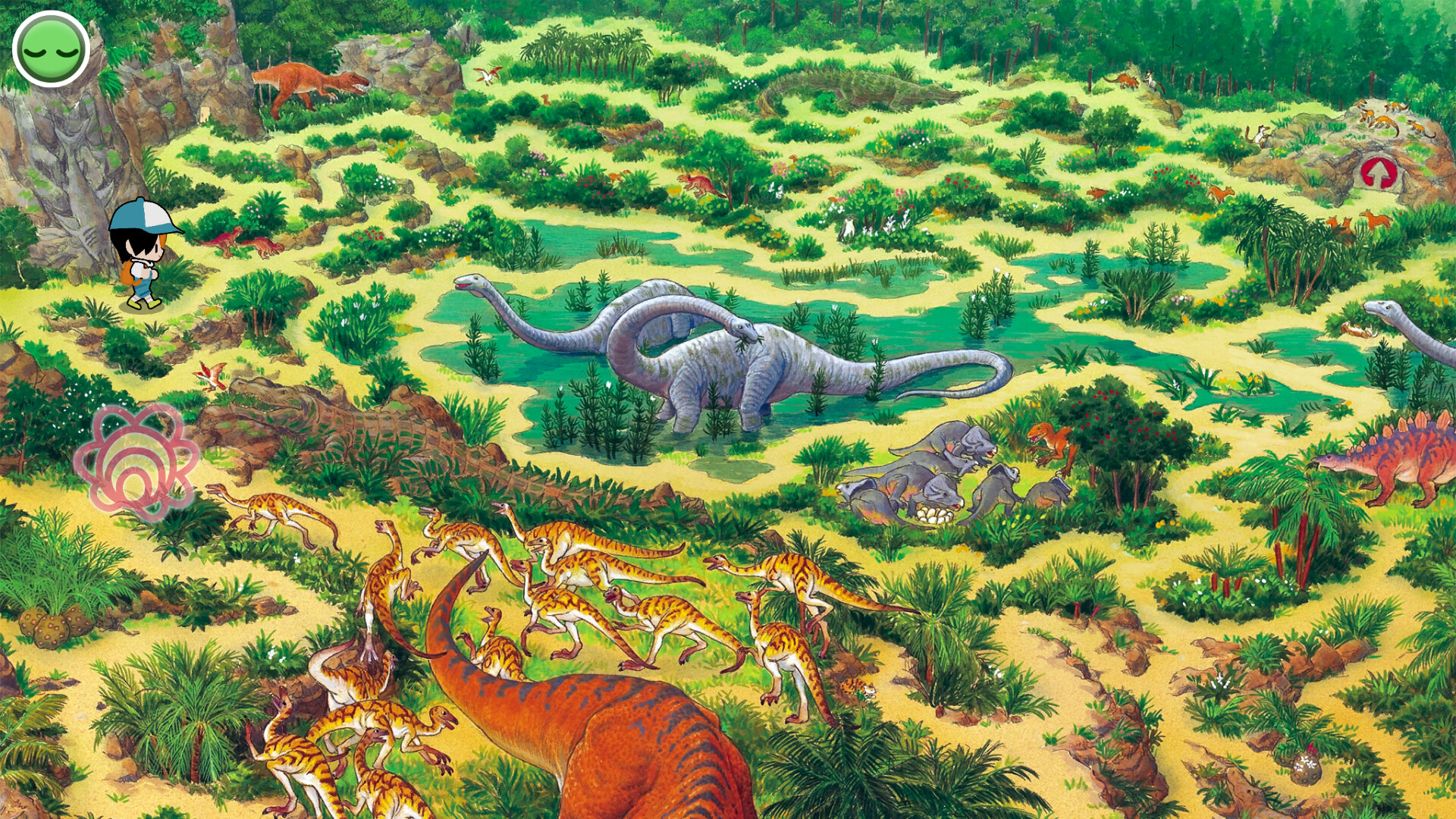 時の迷路 ~恐竜時代から江戸時代まで~ 作・絵 香川元太郎 Screenshot 3