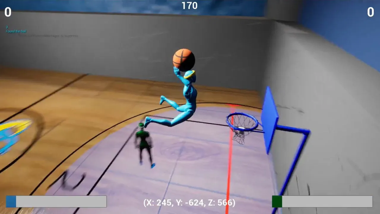 Robot Basketball League Screenshot 0