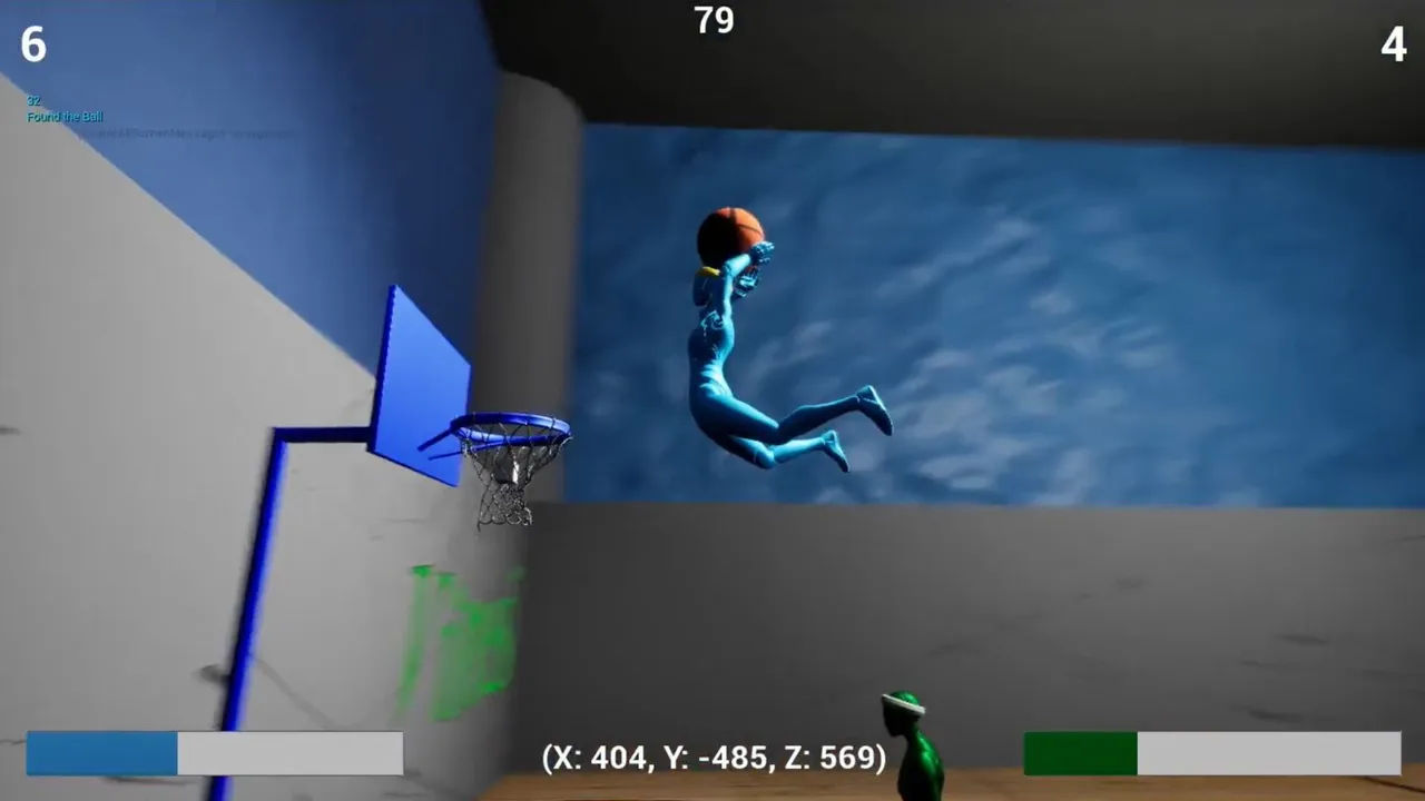 Robot Basketball League Screenshot 1