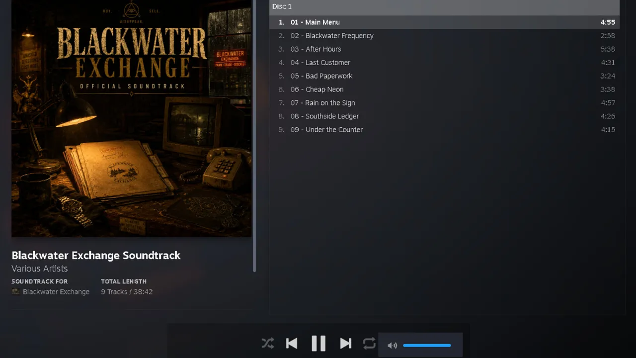 Blackwater Exchange Soundtrack Screenshot 0