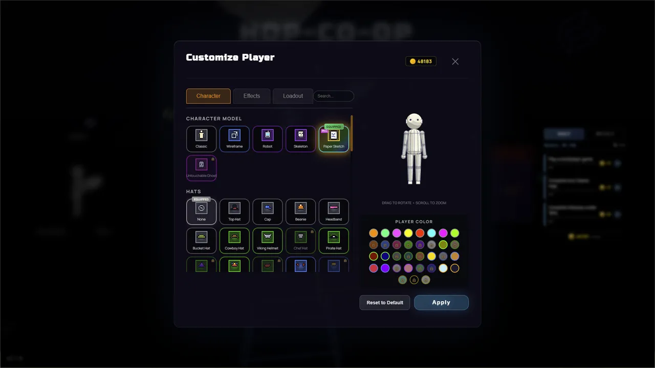 HOP-CO-OP - Supporter Pack Screenshot 1