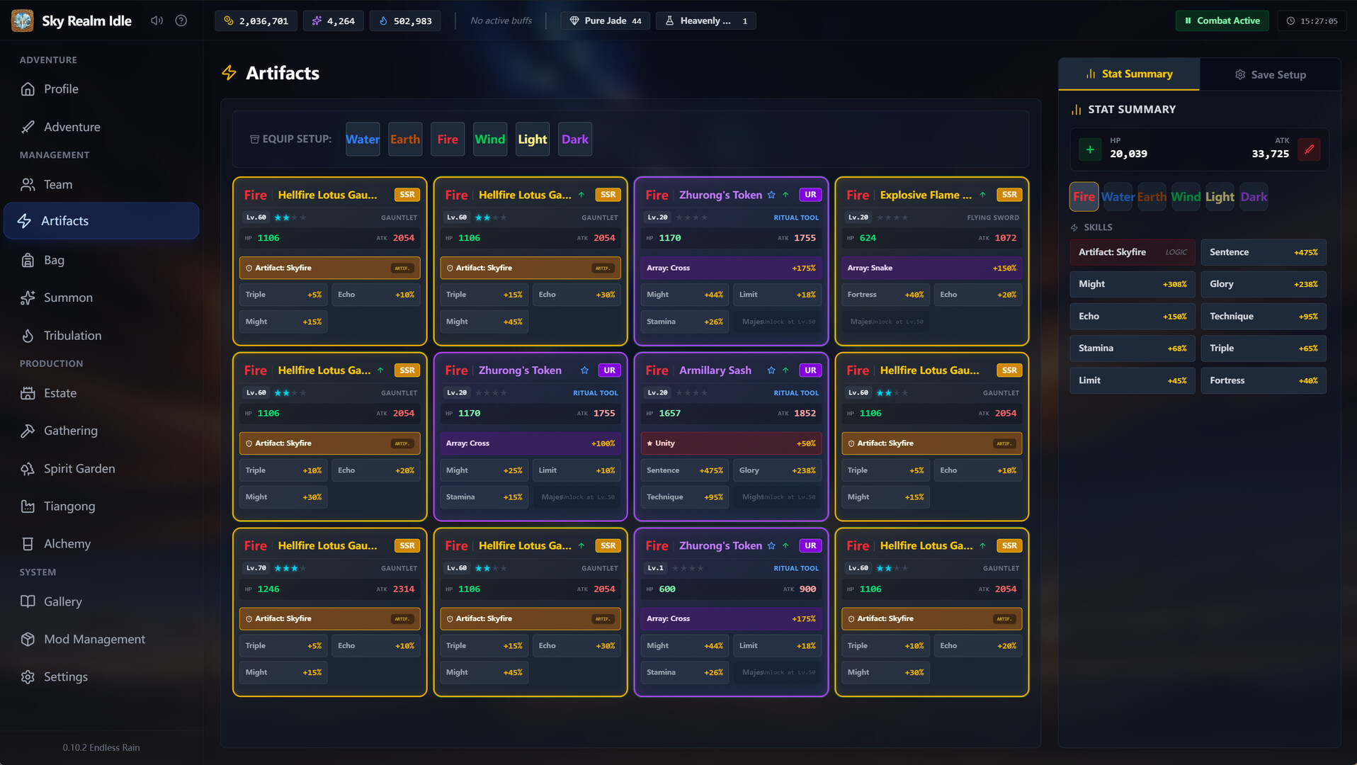 Sky Realm Idle Screenshot 3