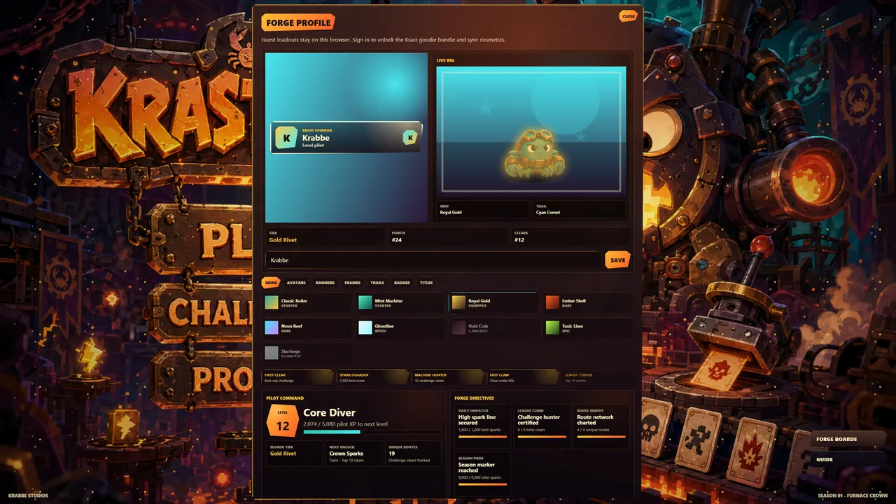 KRAST FORGE Screenshot 2