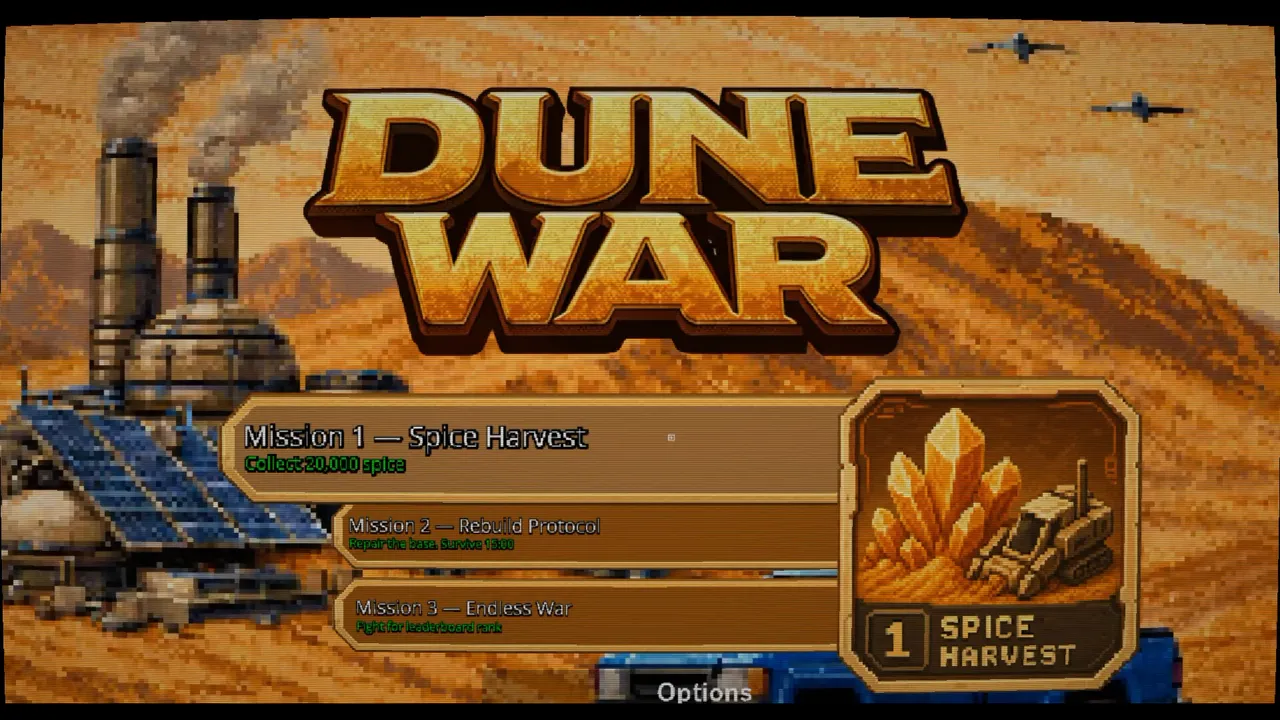 Dune War Screenshot 0