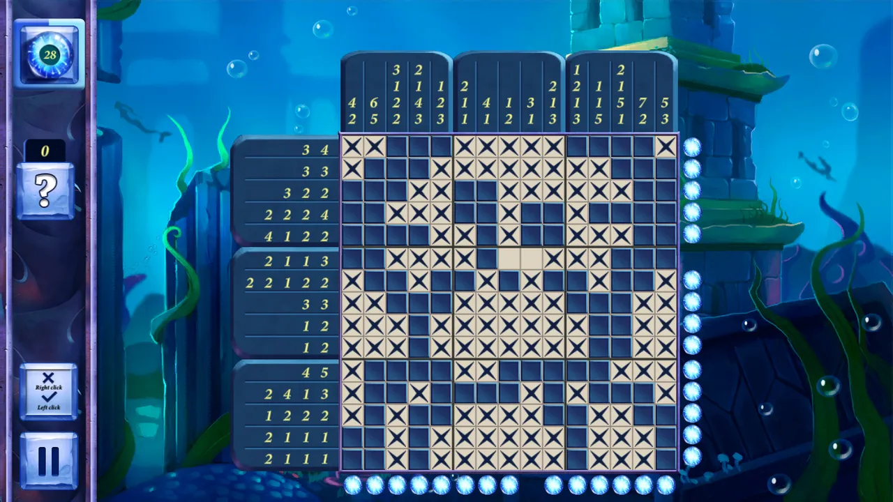 Picross Fairytale: Legend of the Mermaid Screenshot 1