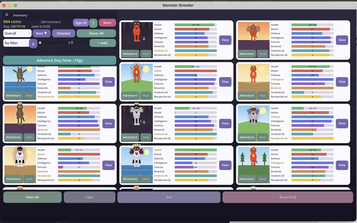 Monster Breeder Screenshot 3