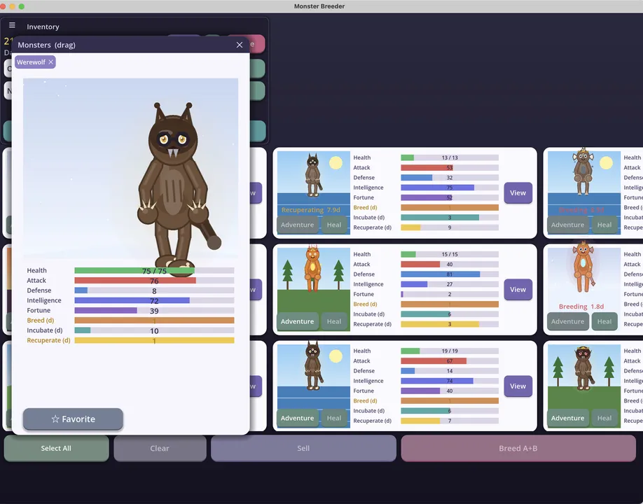 Monster Breeder Screenshot 0