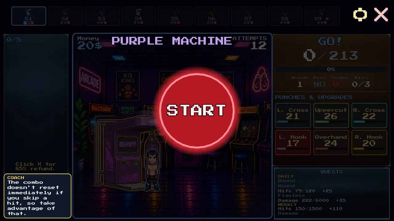 The Punchbag Machine Screenshot 1