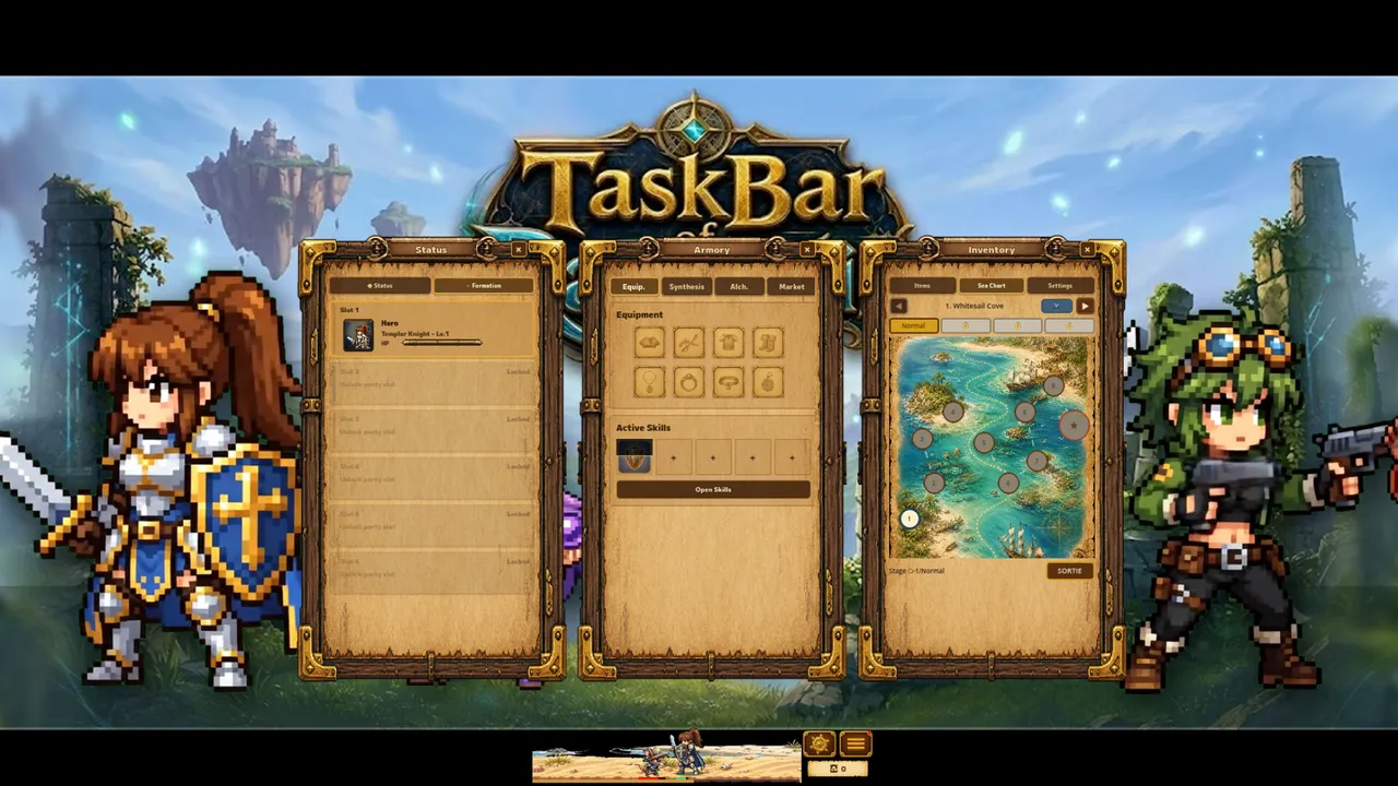 Task Bar of Ragnalis Screenshot 0