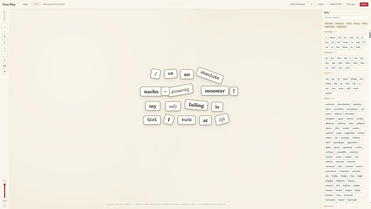Terrible Poetry Screenshot 2