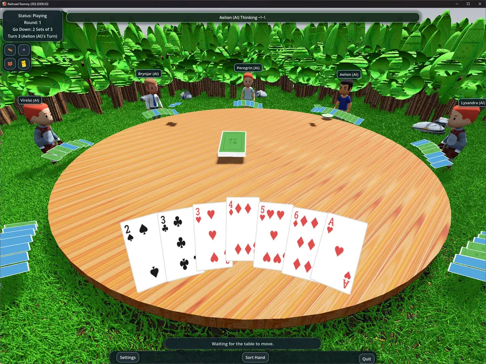 Railroad Rummy Screenshot 2