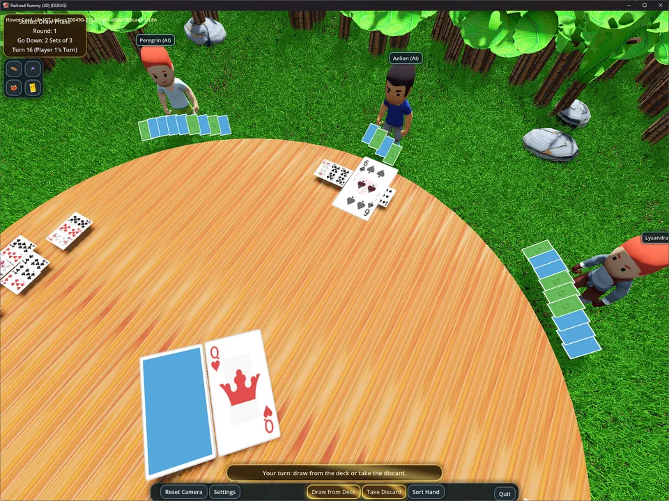 Railroad Rummy Screenshot 1
