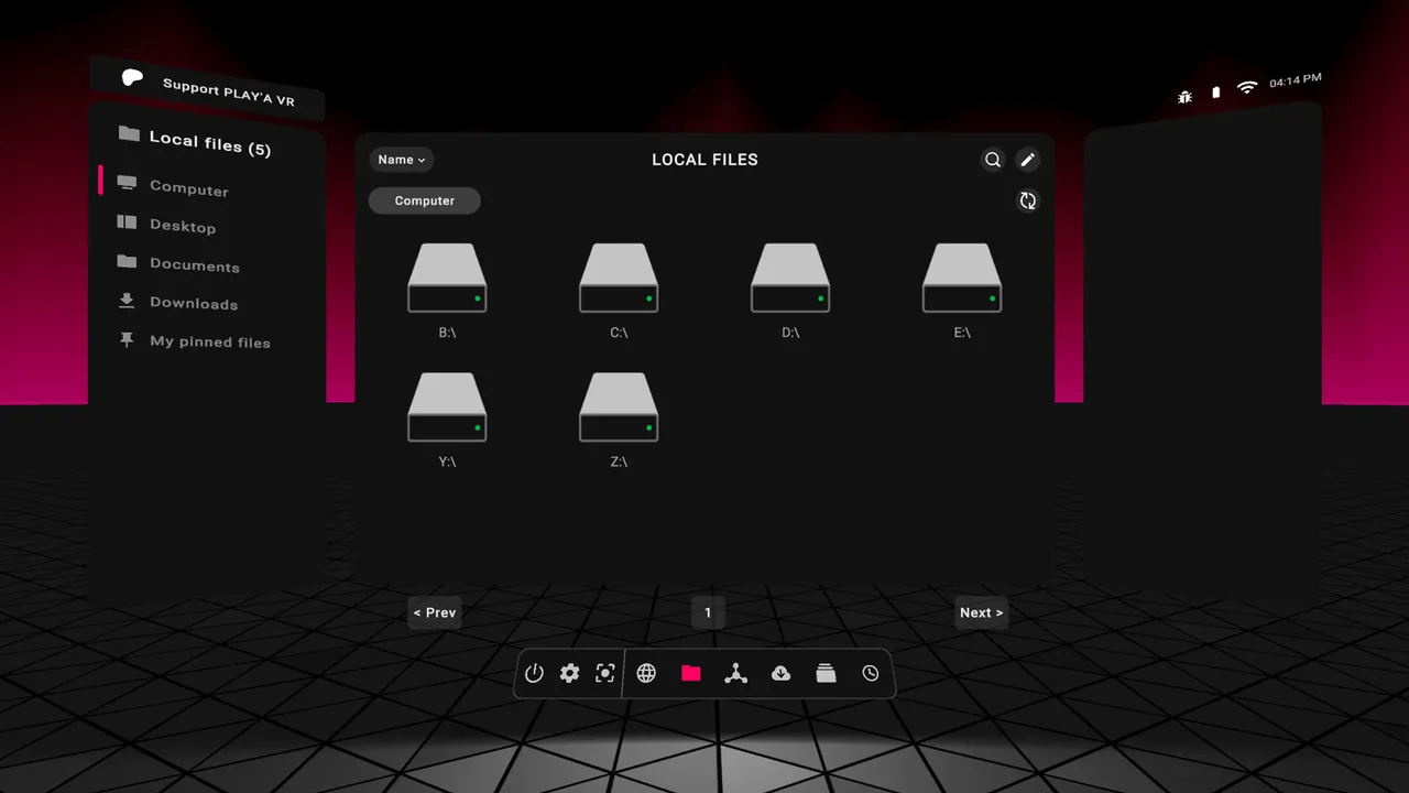 PLAY'A VR  Video Player Screenshot 1