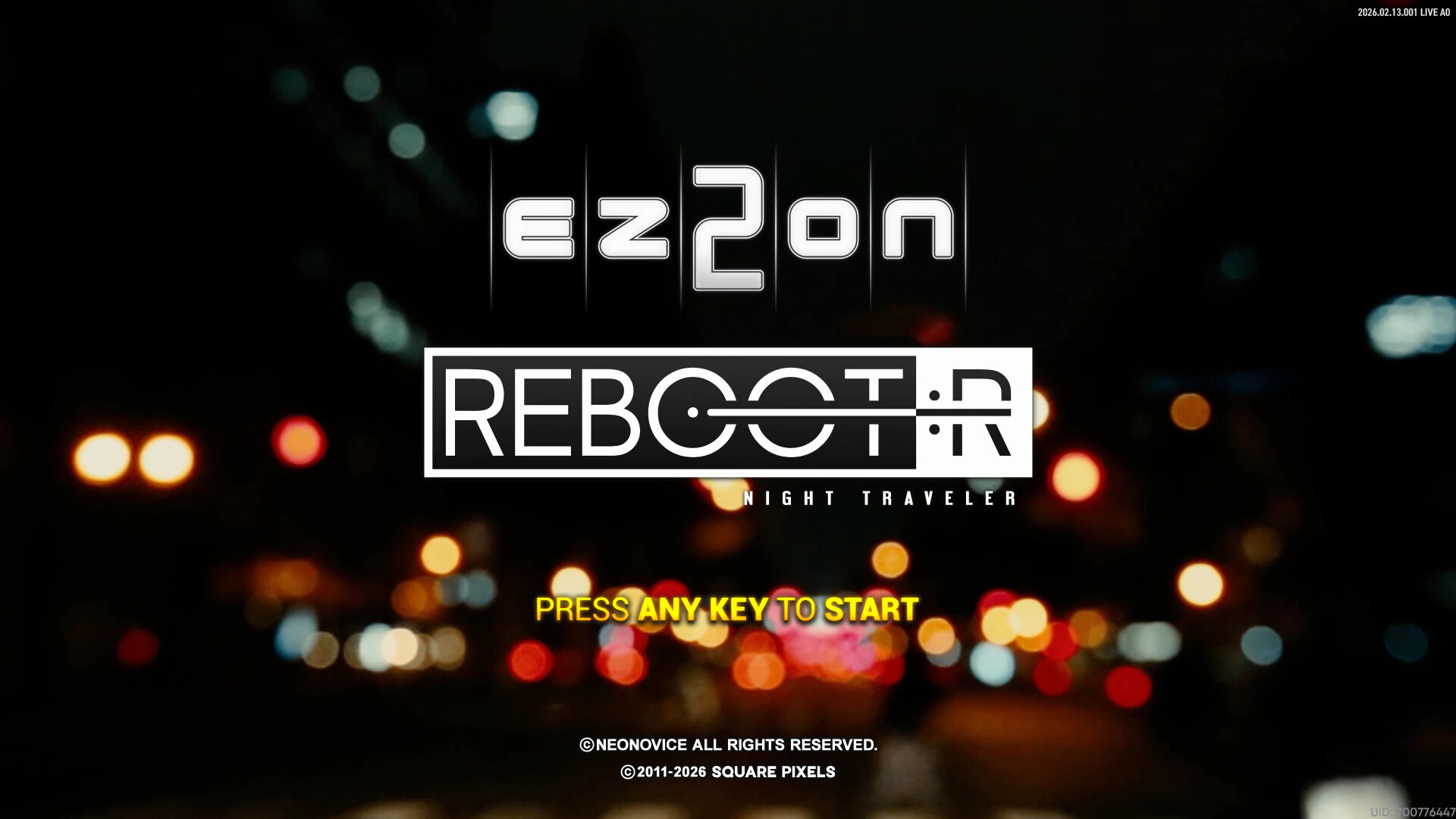 EZ2ON REBOOT : R - NIGHT TRAVELER Screenshot 0