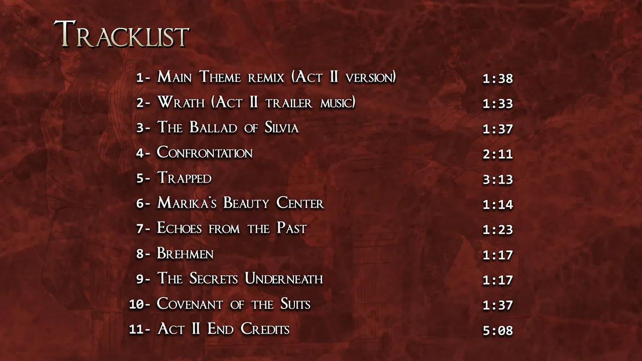 Shadows on the Vatican - Act II: Wrath Original Soundtrack Screenshot 1